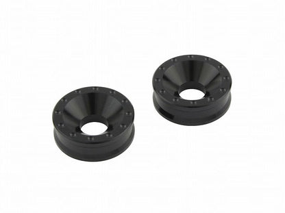 Billet Washer for M6, Black, 2 pieces, Maintenance Parts