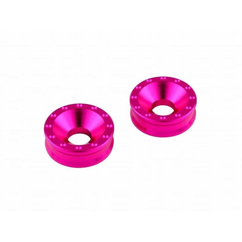 Billet Washers Pink M6 2 pcs.