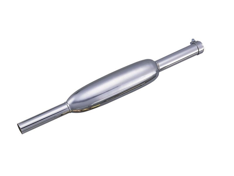 Triumph Type Muffler, Chrome Plated, SR400/500