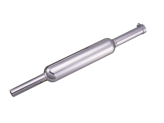 Capton Type Muffler, Chrome, SR400, JMCA Approved