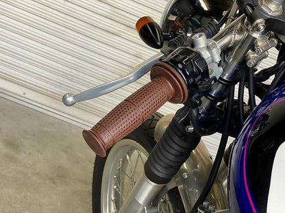 Beehive Barrel Grip, Dark Brown, 125mm length, Closed End