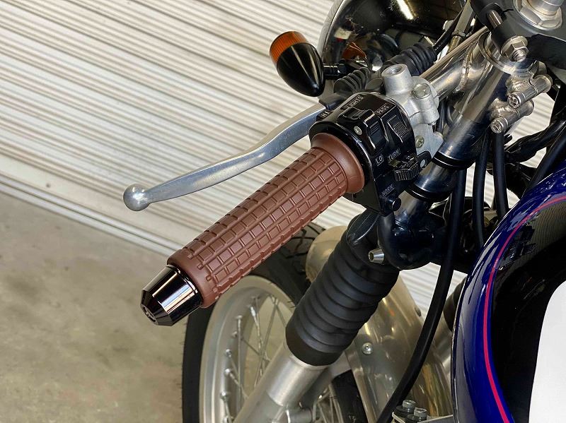 Gun Grip Dark Brown Total Length 124mm Open End