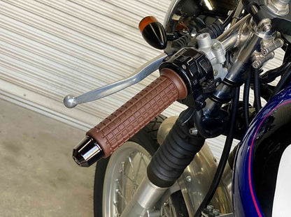 Gun Grip Dark Brown Total Length 124mm Open End