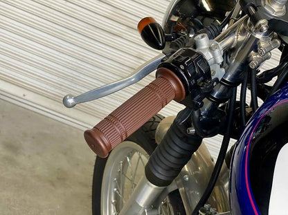 Gearline Grips Dark Brown 124mm Overall Length Non-through type