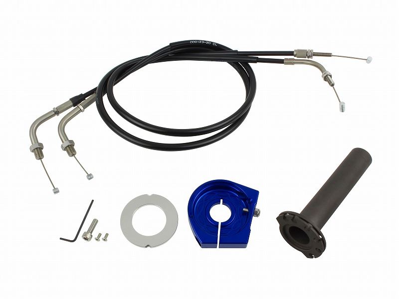 Smooth Slimline High Throttle Kit Blue KLX250/D-Tracker