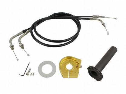 Smooth Slimline High-Throttle Kit, Champagne Gold - KLX250/D-Tracker