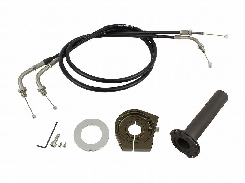 Smooth Slim Line High Throttle Kit Titanium KLX250/D-Tracker