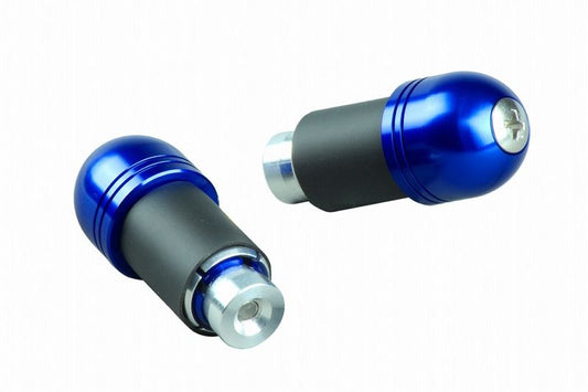 アルミバーエンドキャップ ブルー 汎用