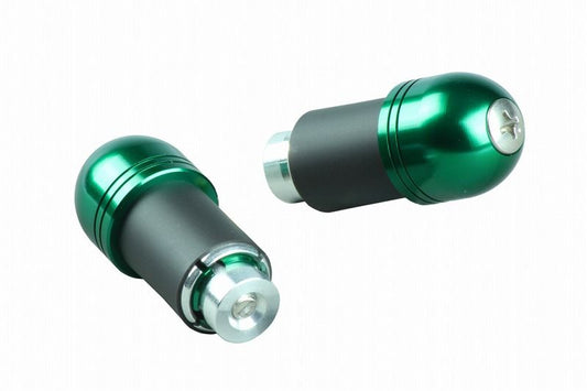 アルミバーエンドキャップ ダークグリーン 汎用