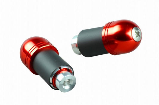 アルミバーエンドキャップ ディープオレンジ 汎用