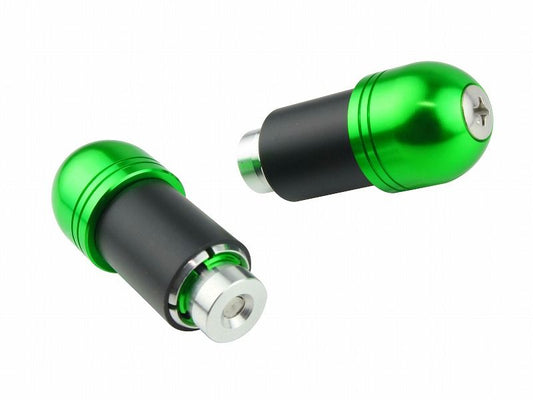 アルミバーエンドキャップ ライムグリーン 汎用