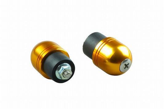 アルミバーエンドキャップ ゴールド M5 カワサキ用