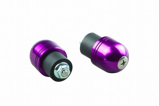 アルミバーエンドキャップ ブルーベリー M5 カワサキ用