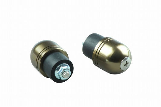 アルミバーエンドキャップ チタン M5 カワサキ用