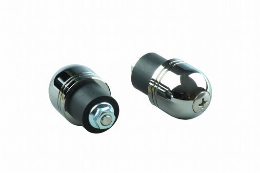 アルミバーエンドキャップ メッキ M5 カワサキ用