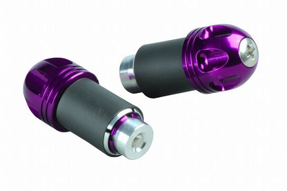 NASAタイプアルミバーエンド ブルーベリー 汎用 ハンドル用