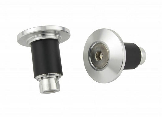 Tapered End Cap Silver Universal