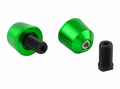 ソリッドバーエンド M12 ライムグリーン スズキ用