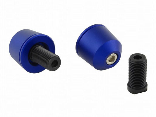 Solid Bar End M12 (Matte Color) Matte Blue for Suzuki