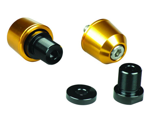 Solid Bar End M17 Gold for Kawasaki