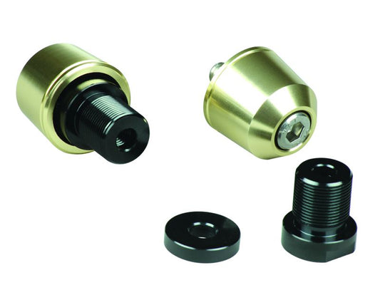 Solid Bar Ends M17 Champagne Gold for Kawasaki