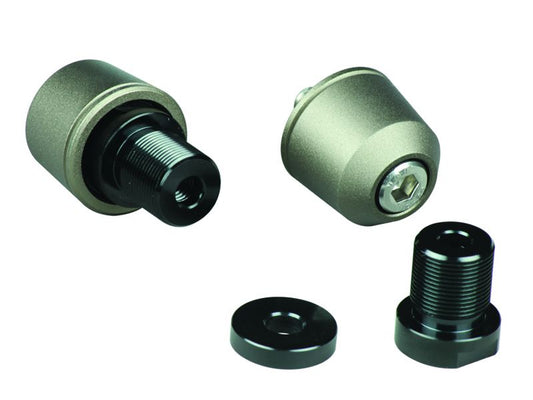 ソリッドバーエンド M17(マットカラー) マットチタン カワサキ用