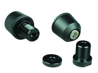Solid Bar Ends M17 (Matte Color) Matte Black for Kawasaki