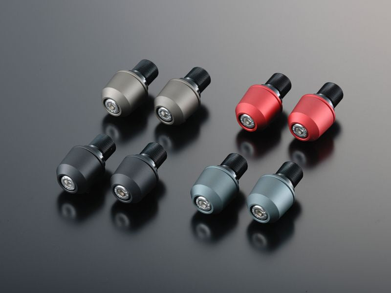 Solid Bar Ends M17 (Matte Color) Matte Black for Kawasaki