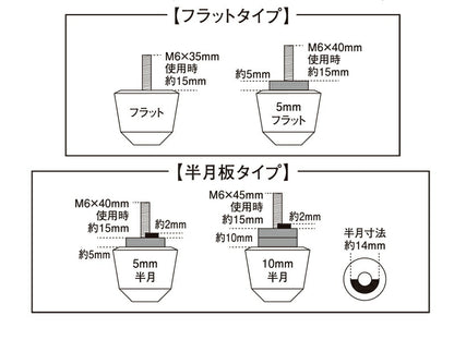 ソリッドバーエンド M6 ブルー ホンダ用/スズキ用