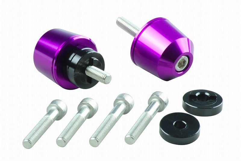 Solid Bar Ends M6 Blueberry for Honda/Suzuki