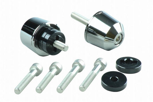 Solid Bar Ends M6 Plated for Honda/Suzuki