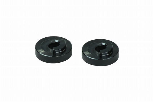Half-Moon Bar End Spacer, Black, M6, for Honda Vehicles, 2 pieces