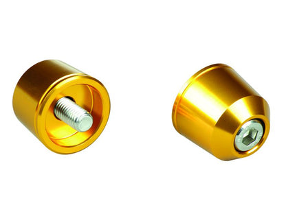 Solid Bar Ends M8 Gold for Kawasaki