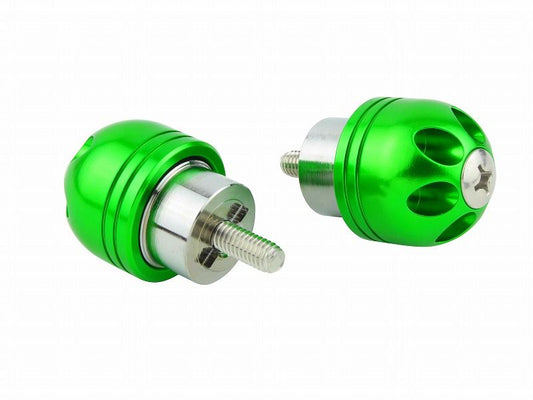 Heavy Bar Ends Lime Green M6 Honda