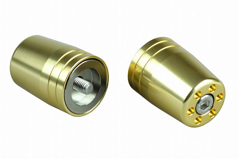 ウルトラヘビーバーエンド タイプ1 シャンパンゴールド M8 カワサキ用