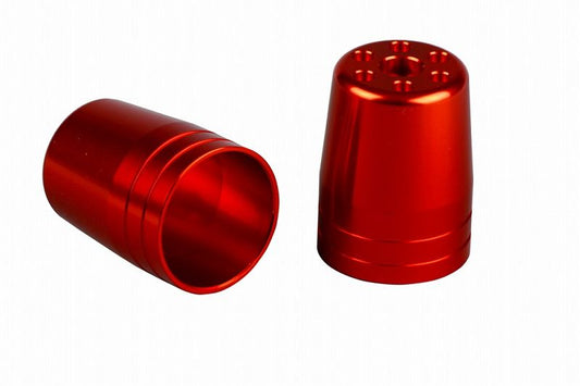 Outer Cover Ultra Heavy Bar End Type 1 / M6, Deep Orange, Replacement Part