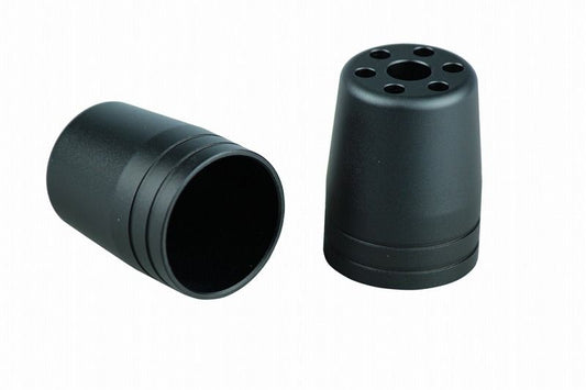 Outer Cover Ultra Heavy Bar End Type 1 (Matte Color)/M6 Matte Black Replacement Part