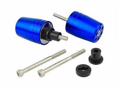 Ultra Heavy Bar Ends Type 1 Blue M6 for Kawasaki
