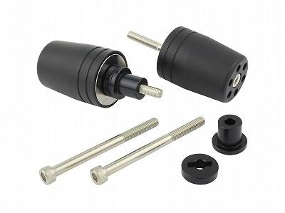 Ultra Heavy Bar Ends Type 1 (Matte Color) Matte Black M6 For Kawasaki