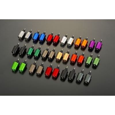 Ultra-Heavy Bar Ends Pink Type 1 M6 Kawasaki Vehicles Left and Right Set