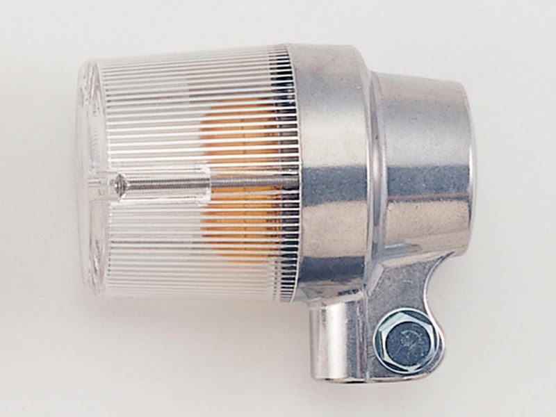 Superbike Turn Signals Dual Filament Silver/Clear Zephyr 750/RS