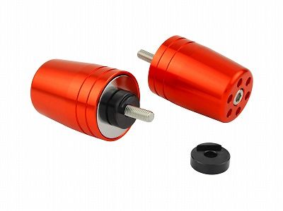 Ultra Heavy Bar Ends Type 1 Deep Orange M6 for Yamaha