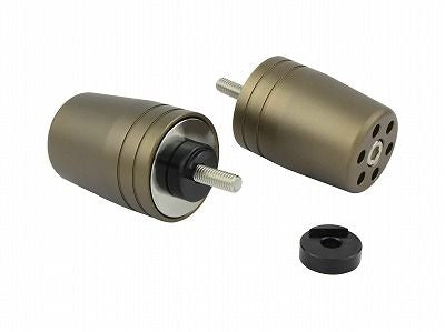 Ultra Heavy Bar Ends Type 1 (Matte Color) Matte Titanium M6 for Yamaha