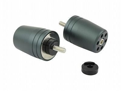 Ultra Heavy Bar Ends Type 1 (Matte Color) Matte Gray M6 for Yamaha