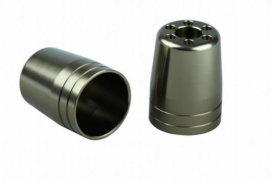 Outer Cover Ultra Heavy Bar End Type 1/M8 Titanium Repair Parts