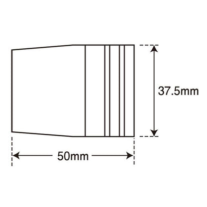 Ultra Heavy Bar End Outer Cover Pink Type 1 M8 Left and Right Set