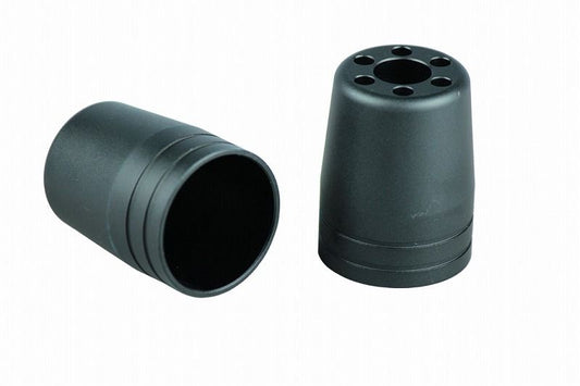 Outer Cover, One Side, Ultra Heavy Bar End Type 1 (Matte Color) / for M8, Matte Black, 1 Piece, Replacement Part