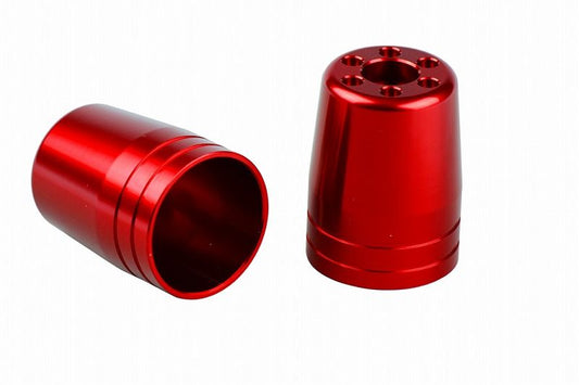 アウターカバー 片側 ウルトラヘビーバーエンドタイプ1/M8用 レッド 1個入 補修部品