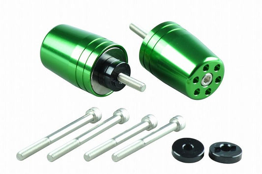Ultra Heavy Bar Ends Type 1 Light Green M6 for Honda/Suzuki
