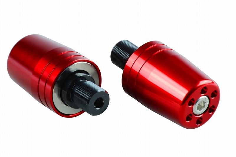 Ultra Heavy Bar Ends Type 1 Red M17 for Kawasaki